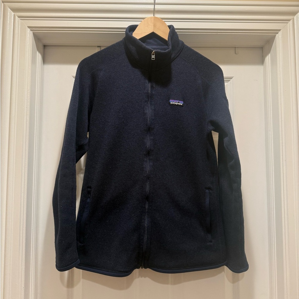 Patagonia Women’s Navy Better Sweater Full-Zip Fleece Jacket L